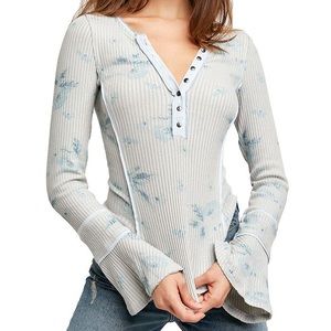 FREE PEOPLE Layer Me Bell Sleeve Henley